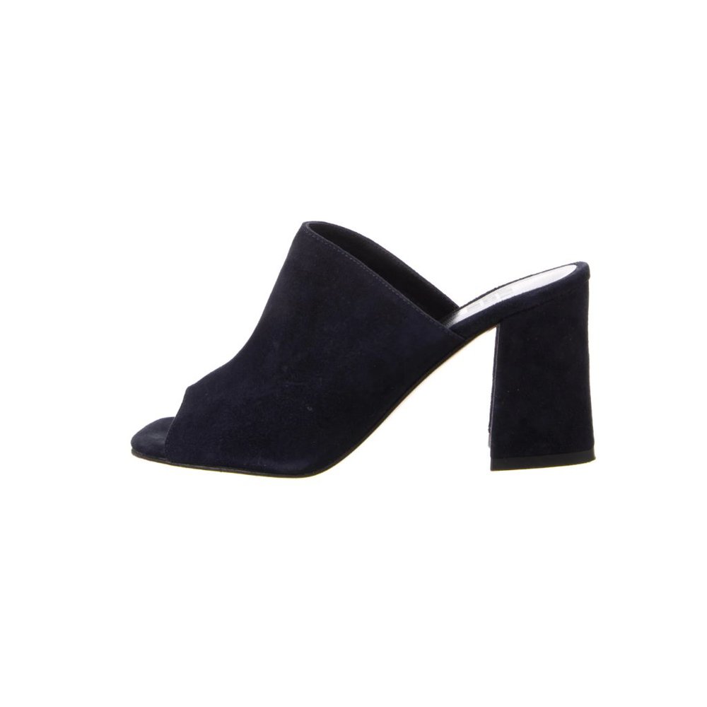 MARYAM NASSIR ZADEH Navy Suede Slide Mules 36 MNZ